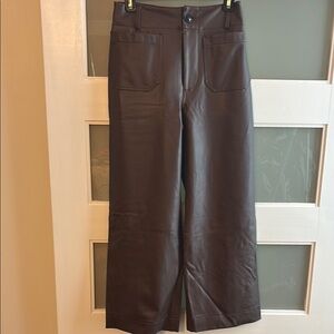 Maeve Brown Ankle Cropped Pants